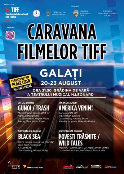 Caravana TIFF aduce filme premiate la Galaţi