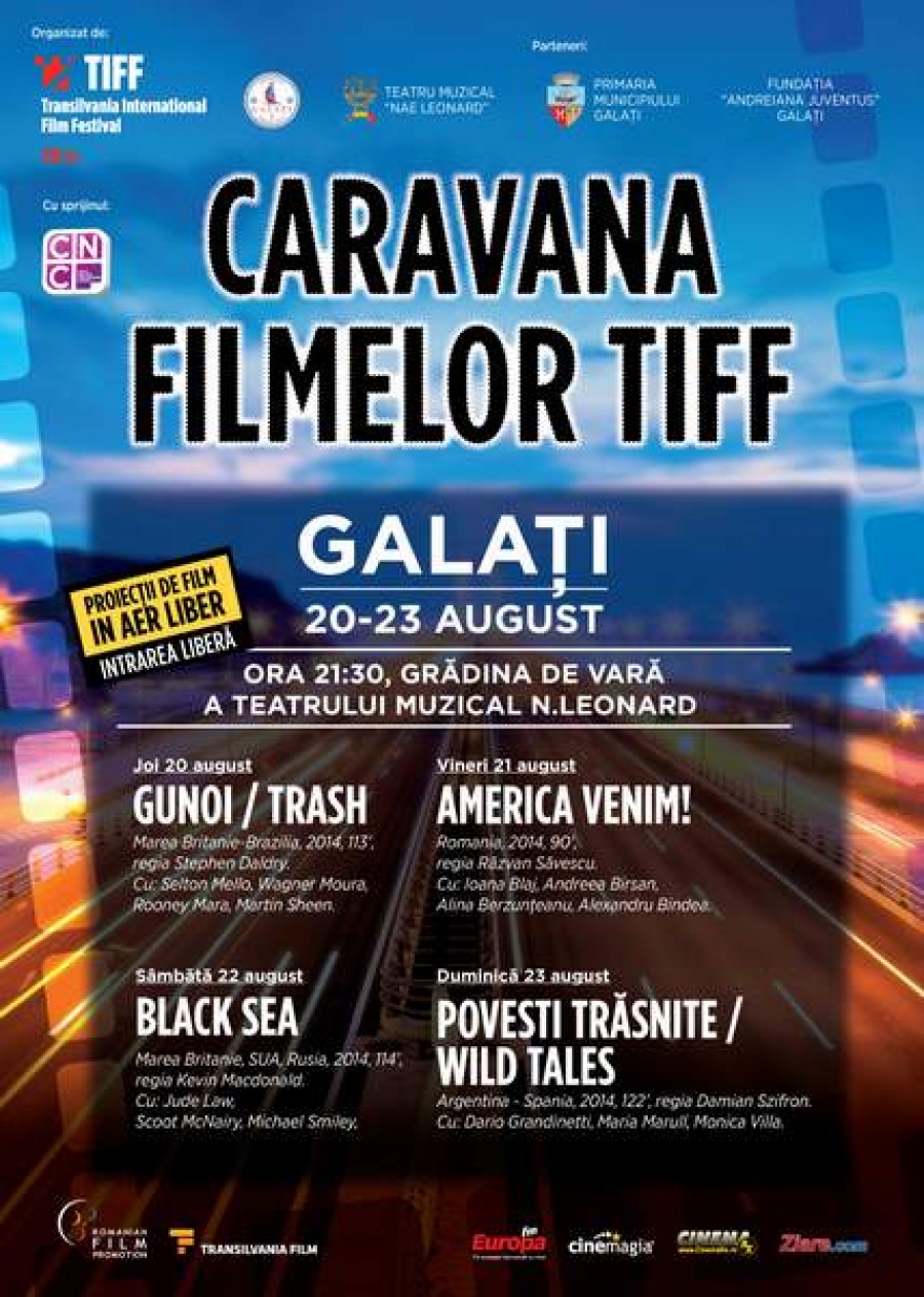 Caravana TIFF aduce filme premiate la Galaţi