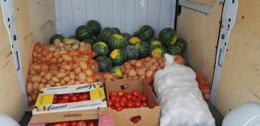 Peste 500 kg de legume şi fructe confiscate de jandarmii brăileni