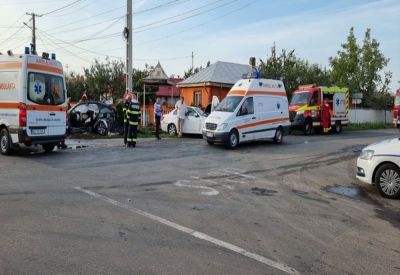 Șofer din Galați implicat într-un grav accident rutier la Buzău