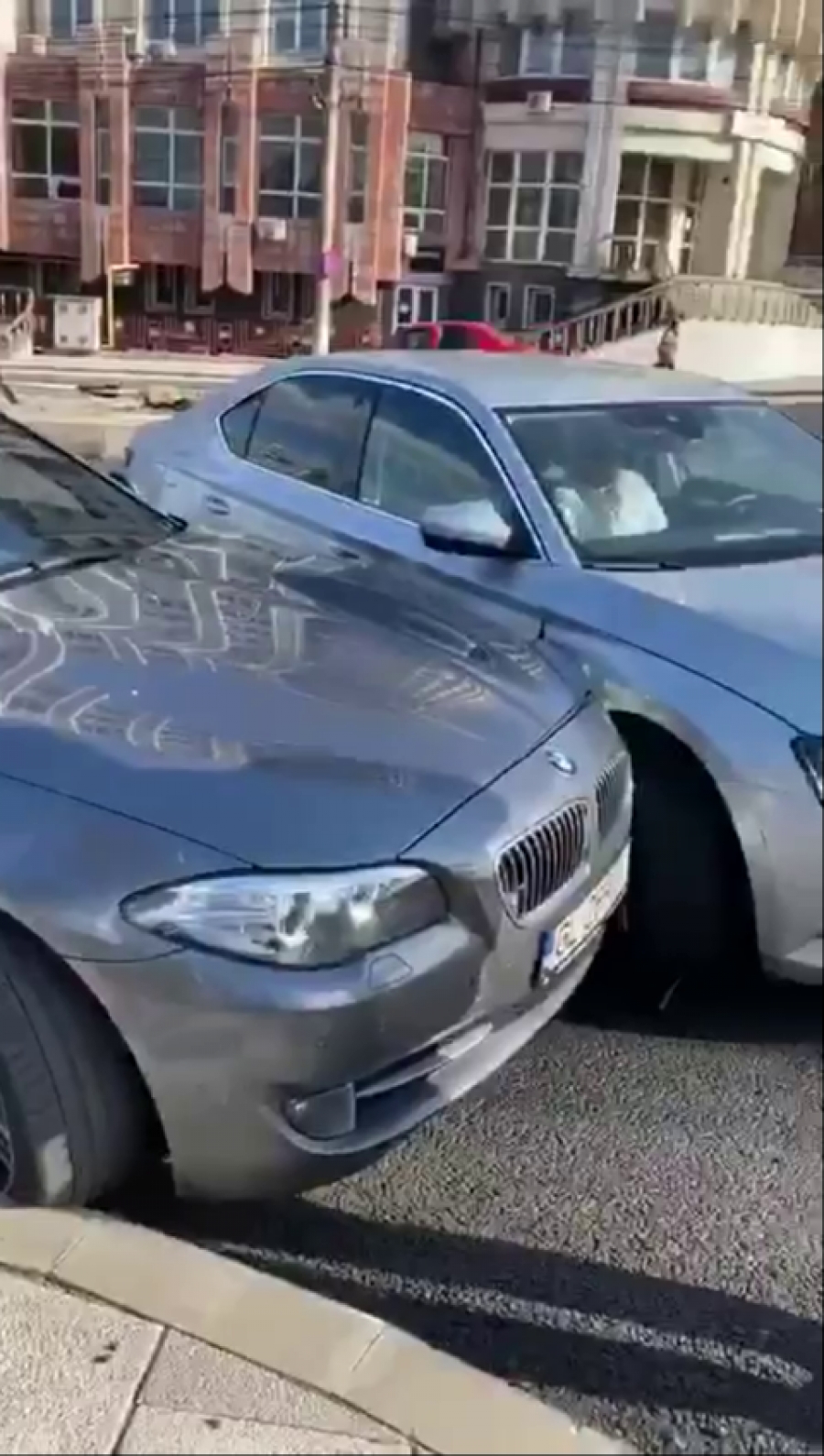 Scandal în trafic, pe strada Brăilei