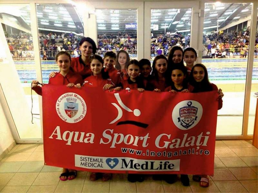 Aqua Sport Galaţi nu a dezamăgit la Naţionale