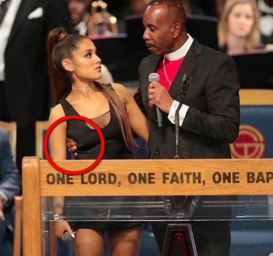 Ariana Grande, atinsă cu tentă sexuală de un pastor
