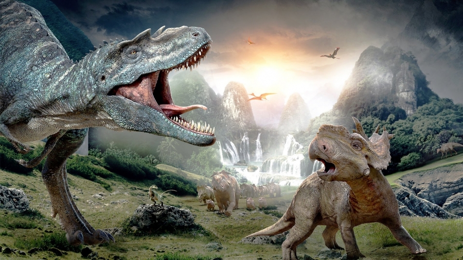 Apariţia erei dinozaurilor, favorizată de puseurile intense de activitate vulcanică