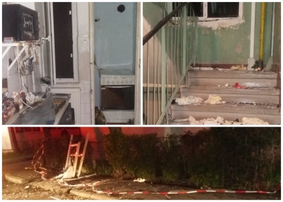 Explozie în noapte, într-un bloc din Brăila