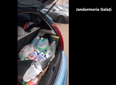 Vânzătoare ambulantă, amendată de jandarmii gălăţeni (VIDEO)