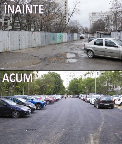 Primăria Galaţi a intrat cu budozerul în garajele de lângă Şcoala Gimnazială nr. 2
