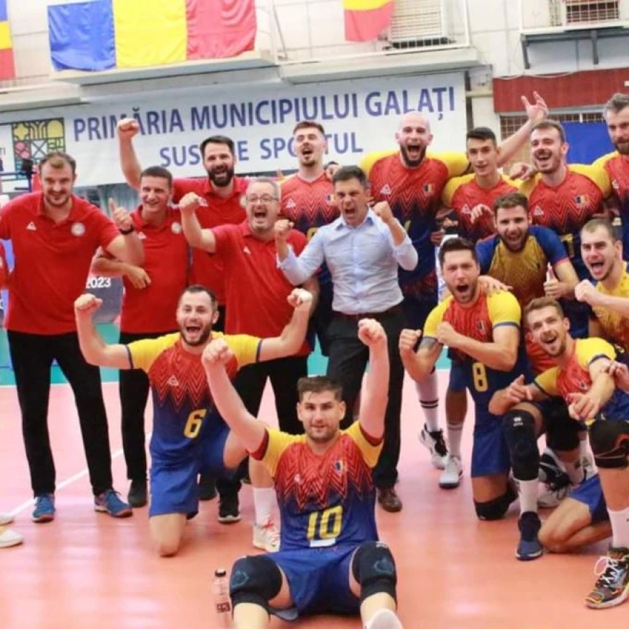 Naționala României merge la EuroVolley 2023. Reprezentanții CSM Arcada Galați au avut o contribuție importantă la această performanță