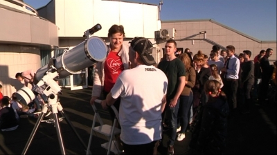 Sute de copii au fost martorii unui fenomen rar, la Observatorul Astronomic din Galaţi