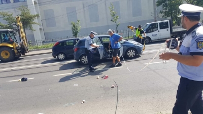 Accident grav pe str. Stadionului, Un băiat de 16 ani, în comă