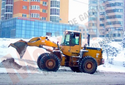 Zăpada de pe străzi, scoasă din oraş