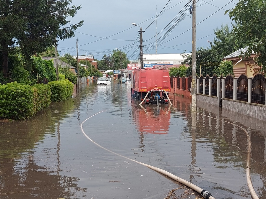 Inundaţii la Tecuci