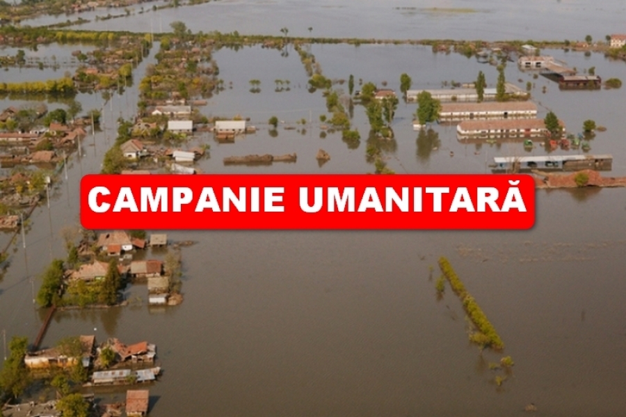 Primăria Galaţi organizează o campanie de colectare de ajutoare pentru persoanele afectate de inundaţii