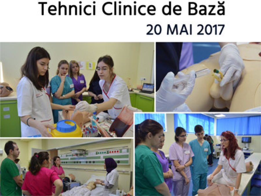 Atelier de ”Tehnici clinice de bază” pentru studenţii la Medicină