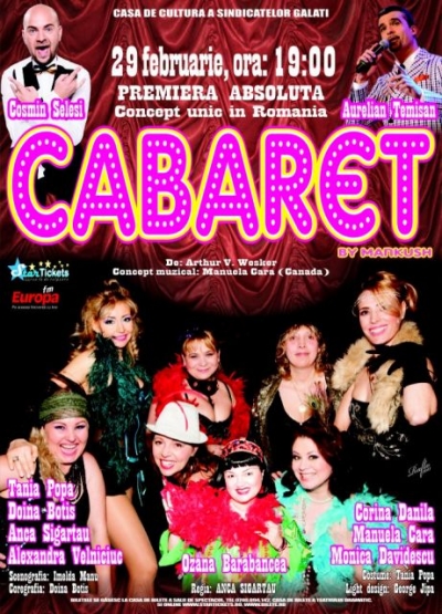 „Cabaret” la Galaţi, cu o distribuţie impresionantă