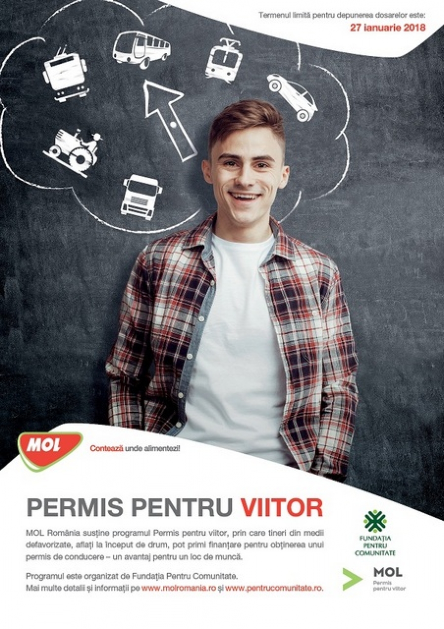 "Permis pentru viitor", pentru tineri din mediile defavorizate