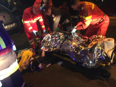 Accident grav în gara din Barboşi: Un bărbat a căzut sub locomotivă (FOTO)