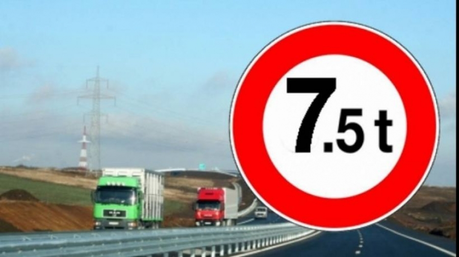 CNAIR: Restricţii de circulaţie pentru autovehiculele mai mari de 7,5 tone