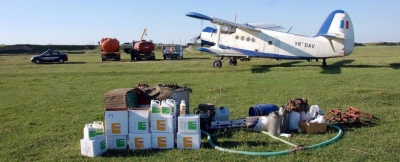 Se reia dezinsecţia aviochimică