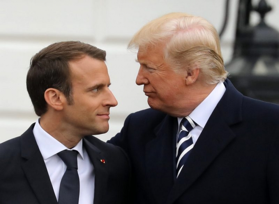 Trump, acuzaţii pe Twitter la adresa lui Macron