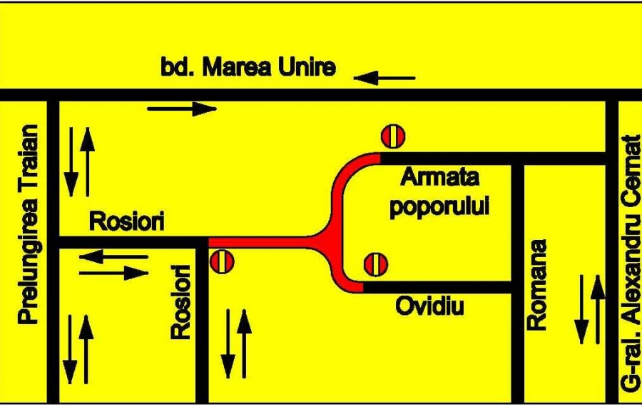 Restricții de trafic în Mazepa