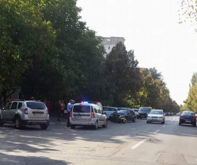 Motociclist rănit pe str. Constructorilor
