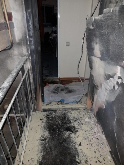 Incendiatorul în serie din Galaţi, arestat preventiv (FOTO)