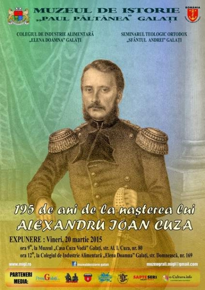 Manifestare artistică la 195 de ani de la naşterea domnitorului Cuza