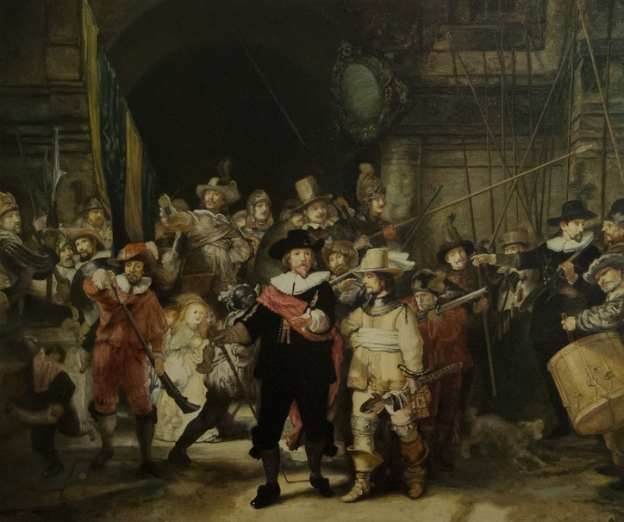 O faimoasă pictură a lui Rembrandt, restaurată sub ochii publicului