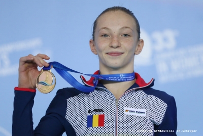 Junioara Ana Bărbosu, MVP-ul Europenelor de gimnastică