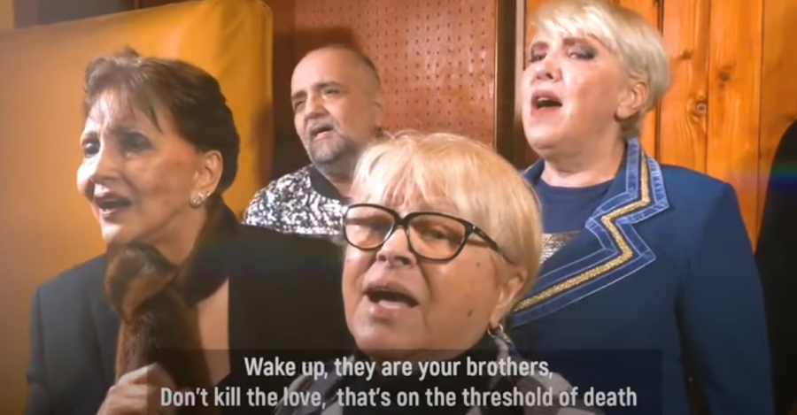 Greii muzicii româneşti cântă "Nu omorâţi iubirea (cântec pentru pace)" (VIDEO)