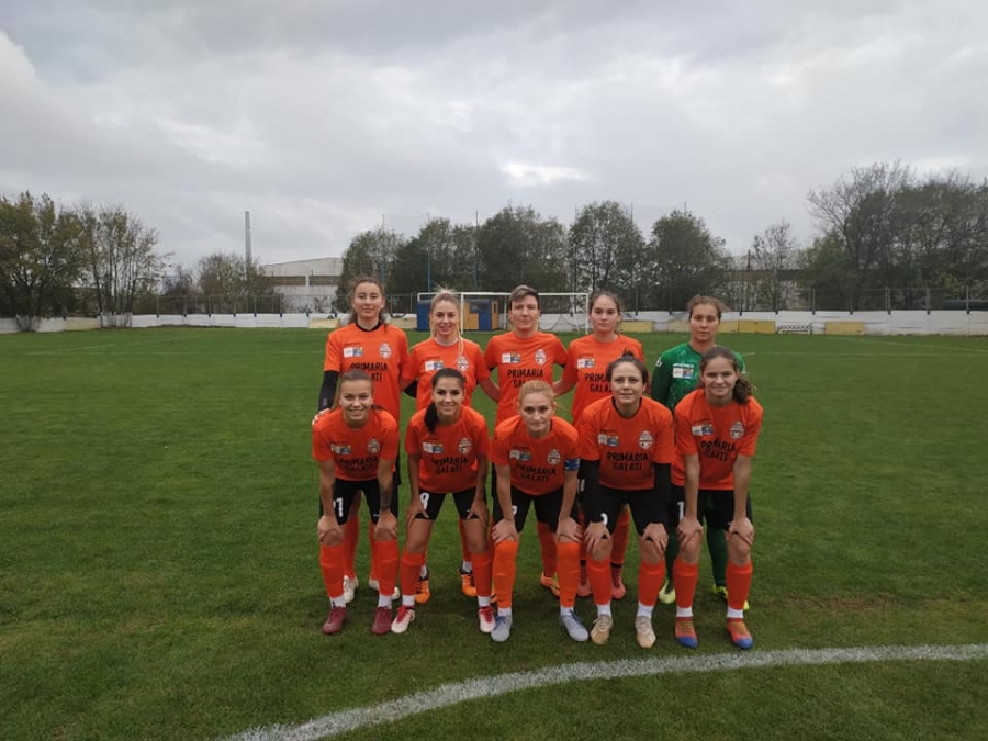 Fetele de la FC Universitatea Galaţi încheie turul pe locul 2