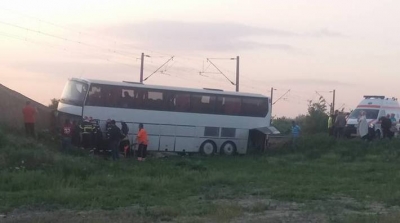 Accident grav pe DN2B, în apropierea localităţii Baldovineşti