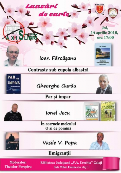 Cinci volume noi lansate la Axis Libri