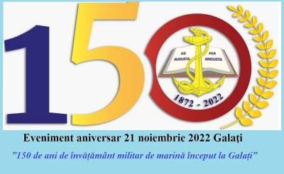 150 de ani de învăţământ militar de marină început la Galaţi