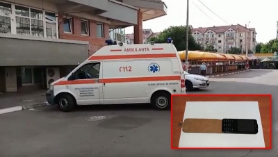 Imobilizat de cetăţeni după ce a furat un telefon de pe bordul unei ambulanţe