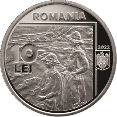 BNR lansează o monedă din argint cu tema 150 de ani de la nașterea lui Gheorghe Petrașcu (FOTO)