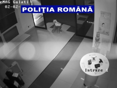 Hoţ prins la mall după imagini de la camere de supraveghere