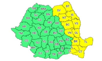 Intrăm sub COD GALBEN de vânt puternic! Rafale de peste 70 km/h la Galați