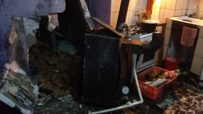 Explozie de la o centrala excesiv alimentată cu lemne
