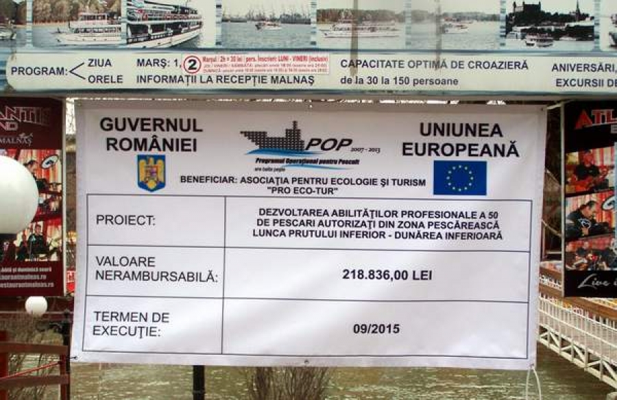 Zeci de pescari şcoliţi vor fi ghizii turiştilor, în Zona pescărească Lunca Prutului inferior