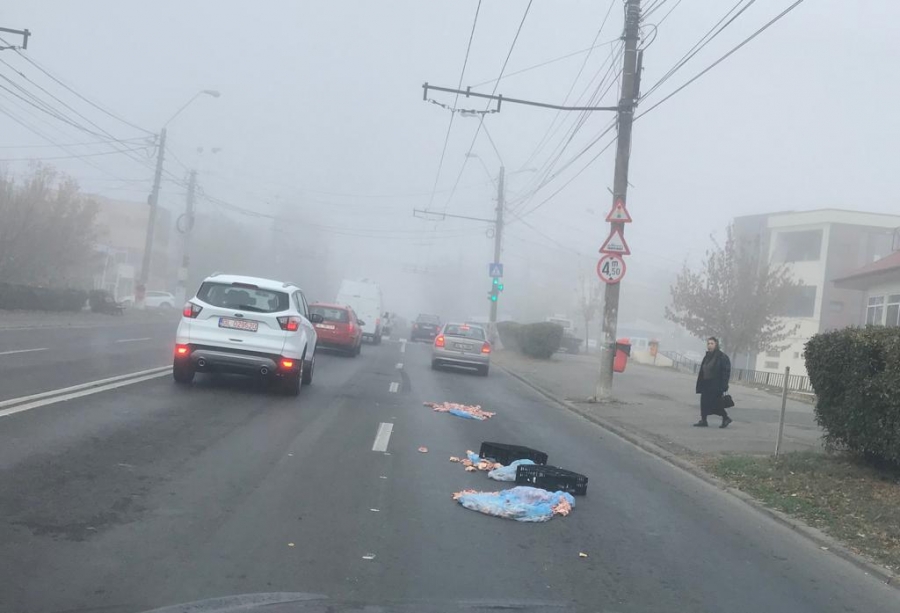Şi-a uitat pulpele în drum