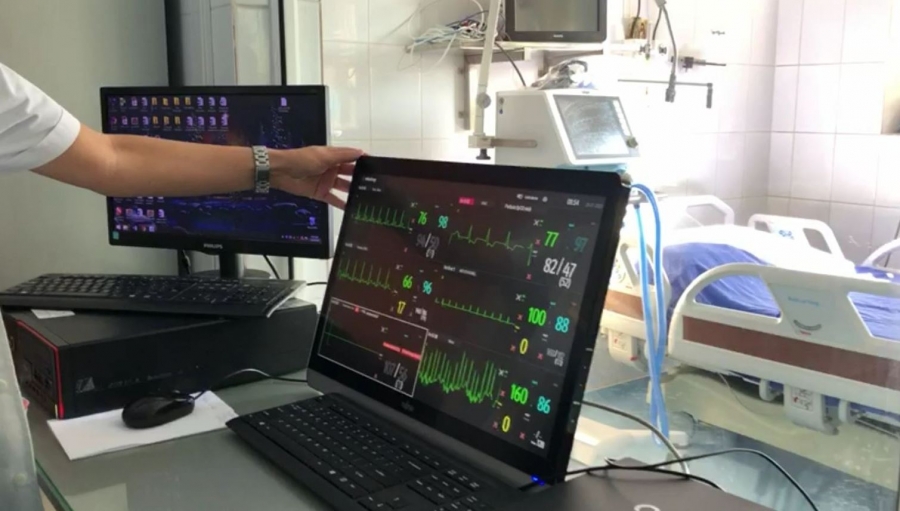 Sistem central de monitorizare pentru pacienții COVID din Reanimarea Spitalului de Urgență (VIDEO)