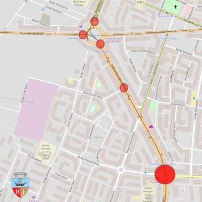 Fără tramvaie şi cu circulaţia îngreunată pe str. Siderurgiştilor