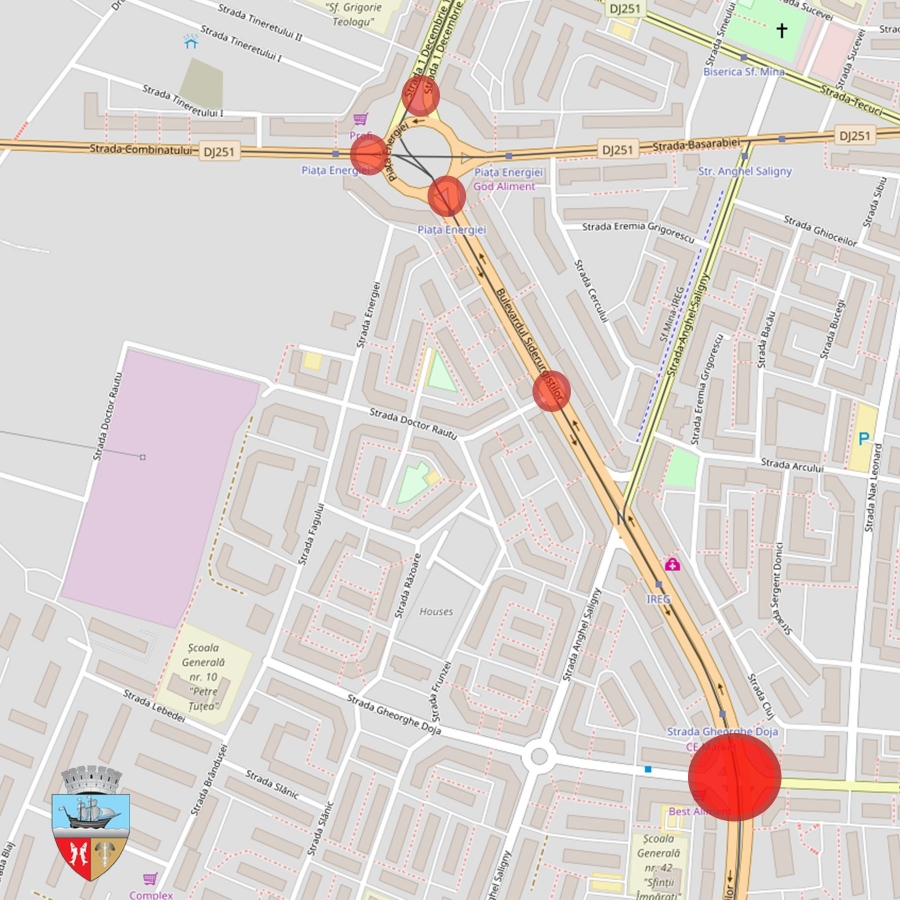 Fără tramvaie şi cu circulaţia îngreunată pe str. Siderurgiştilor
