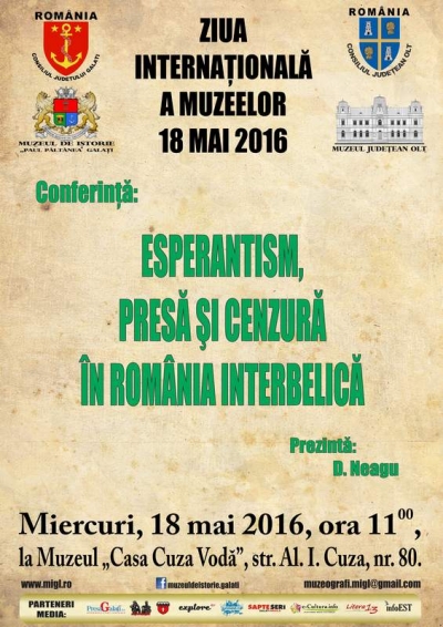 Esperantism, presă şi cenzură în România interbelică