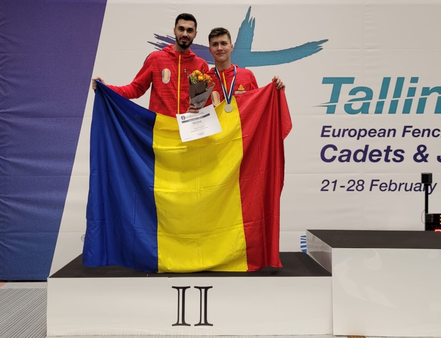 Sabrerul Casian Cîdu a devenit vicecampion european la Tallinn