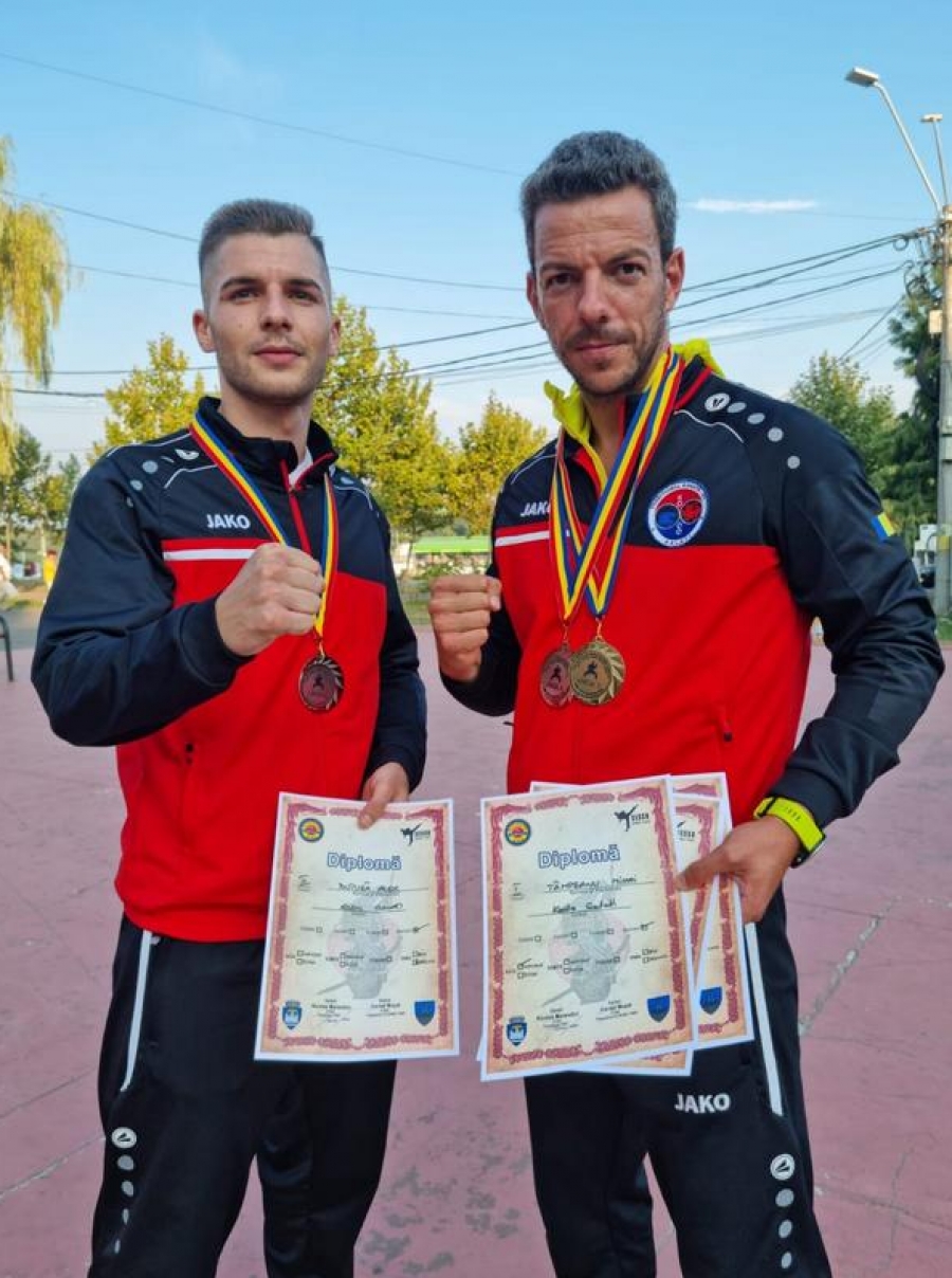 Doi polițiști gălățeni, pe primele locuri la campionatul naţional de Karate Tradiţional