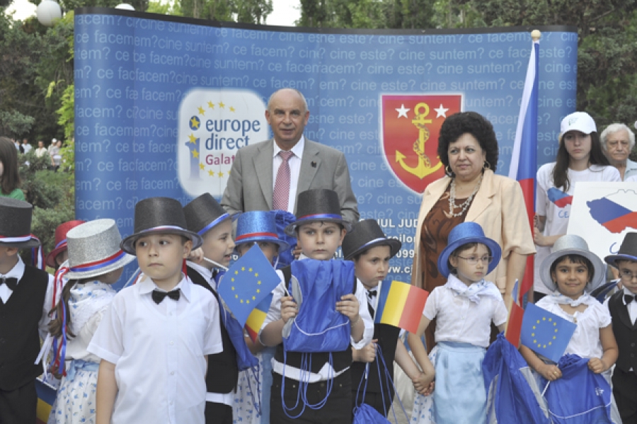 Ziua Europei, serbată de preşcolarii gălăţeni