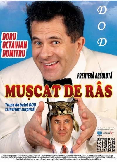 „Muşcat de râs”, un spectacol cu Doru Octavian Dumitru